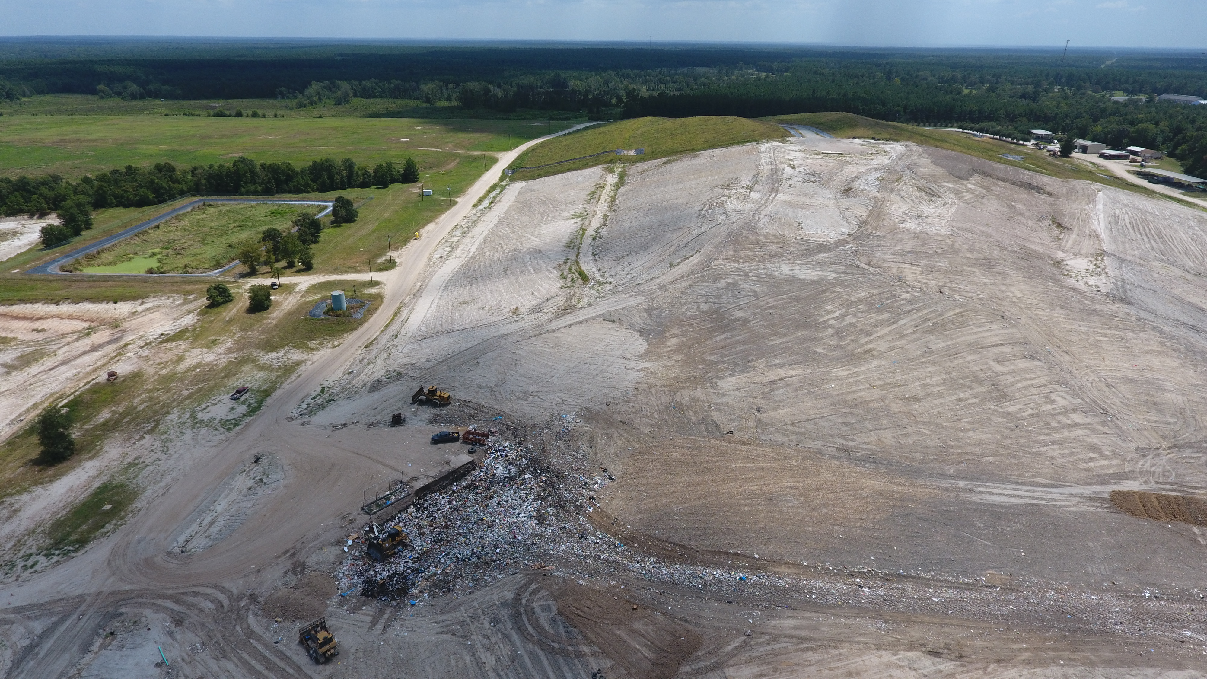 landfill from drone industries
